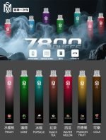MSO 7800 Puffs 大容量拋棄式電子煙｜一次性煙桿｜新品上市